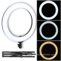 photography 18inch selfie Bi-colour ring light with Tripod